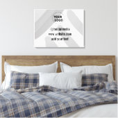 eenvoudige minimale aangepaste waterverf voegt log canvas afdruk (Insitu (Slaapkamer))