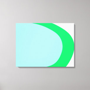 eenvoudige minimale aangepaste waterverf voegt log canvas afdruk