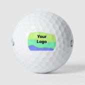 eenvoudige minimale aangepaste waterverf voegt log golfballen (Voorkant)