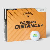 eenvoudige minimale aangepaste waterverf voegt log golfballen (Verpakking)