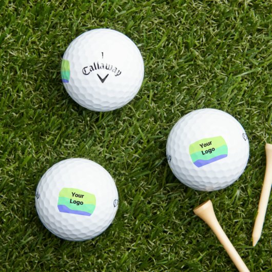 eenvoudige minimale aangepaste waterverf voegt log golfballen (Insitu Gras)