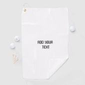 eenvoudige minimale aangepaste waterverf voegt log golfhanddoek (Insitu)