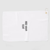 eenvoudige minimale aangepaste waterverf voegt log golfhanddoek (Horizontaal)