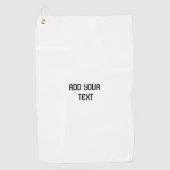 eenvoudige minimale aangepaste waterverf voegt log golfhanddoek (Voorkant)