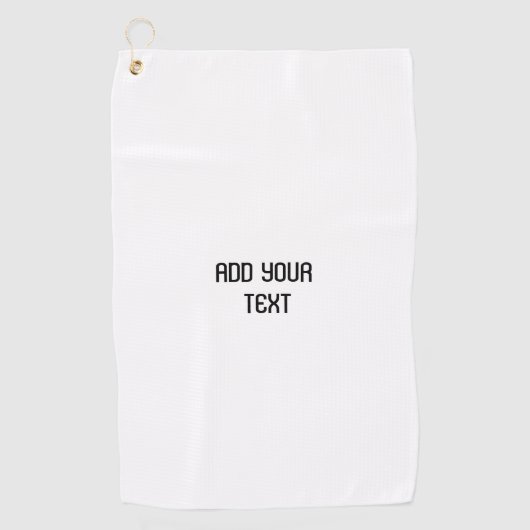 eenvoudige minimale aangepaste waterverf voegt log golfhanddoek (Voorkant)