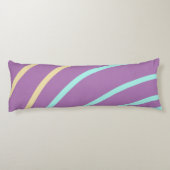 eenvoudige minimale aangepaste waterverf voegt log lichaamskussen (Achterkant)