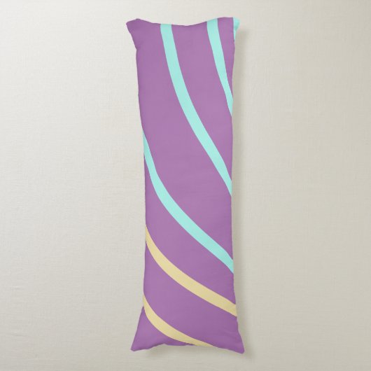 eenvoudige minimale aangepaste waterverf voegt log lichaamskussen (Voorkant Verticaal)