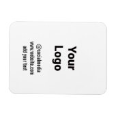 eenvoudige minimale aangepaste waterverf voegt log magneet (Horizontaal)