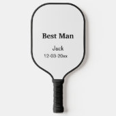EENVOUDIGE MINIMALE add jouw naam aangepaste beste Pickleball Paddle (Voorkant)