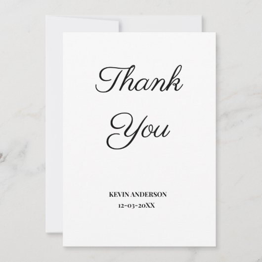 eenvoudige minimale add - jouw tekst - geboorteaan (Voorkant)