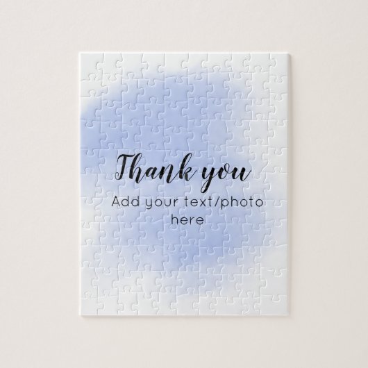 eenvoudige minimale add yt text foto thank you wat legpuzzel (Verticaal)