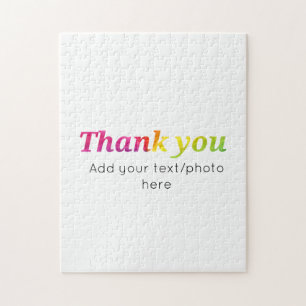 eenvoudige minimale add yt text foto thank you wat legpuzzel