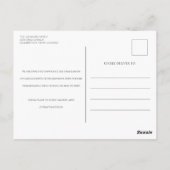 Eenvoudige minimale Afstuderen beige 6 foto aankon Briefkaart (Achterkant)