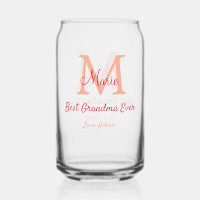 eenvoudige minimale beste oma ooit rode monogram t