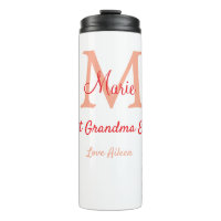 eenvoudige minimale beste oma ooit rode monogram t