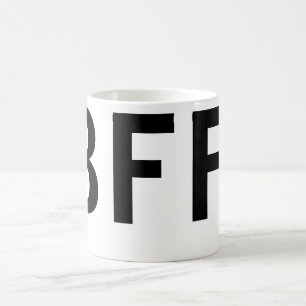Eenvoudige minimale BFF beste vrienden familie aan Koffiemok