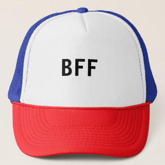 Eenvoudige minimale BFF-naam voor beste vrienden f Trucker Pet