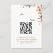 Eenvoudige Minimale Bijkaart Informatiekaartje (Voorkant)