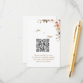 Eenvoudige Minimale Bijkaart Informatiekaartje