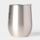 Eenvoudige Minimale Bruiloft Monogram Datum Custom (Links)