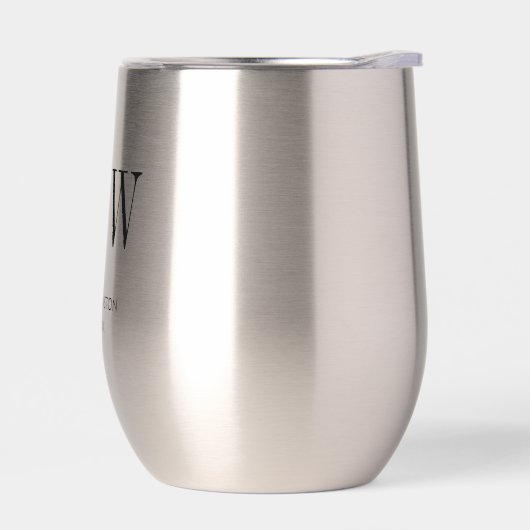 Eenvoudige Minimale Bruiloft Monogram Datum Custom (Links)