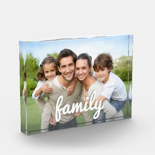 Eenvoudige minimale chique elegante script aangepa fotoblokken (Links)