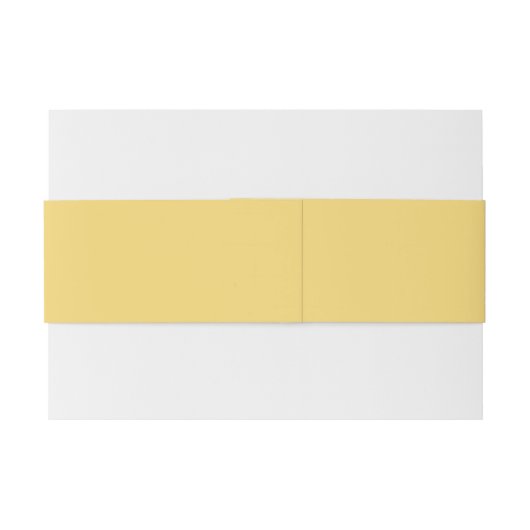 Eenvoudige Minimale Citroendruppel Citrus Gele Bru Uitnodigingen Wikkel (Achterkant Voorbeeld)