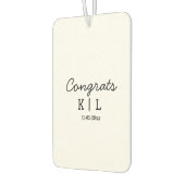 Eenvoudige minimale congraties voegen de datum van luchtverfrisser (Links)