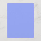 Eenvoudige Minimale Effen Kleur Aangepaste Blauwe  Briefkaart (Voorkant)