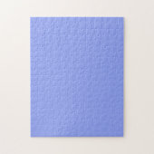 Eenvoudige Minimale Effen Kleur Aangepaste Blauwe Legpuzzel (Verticaal)