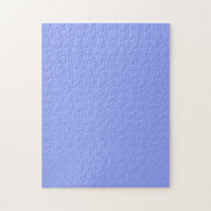 Eenvoudige Minimale Effen Kleur Aangepaste Blauwe  Legpuzzel