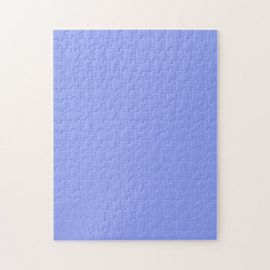 Eenvoudige Minimale Effen Kleur Aangepaste Blauwe  Legpuzzel (Verticaal)