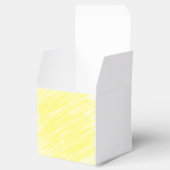Eenvoudige minimale effen kleur aangepaste gele pa bedankdoosjes (Geopend)