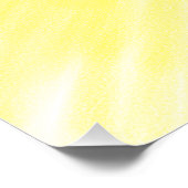 Eenvoudige minimale effen kleur aangepaste gele pa foto afdruk (Hoek)