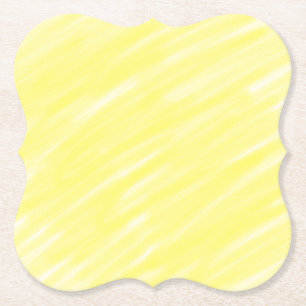 eenvoudige minimale effen kleur aangepaste gele pa kartonnen onderzetters
