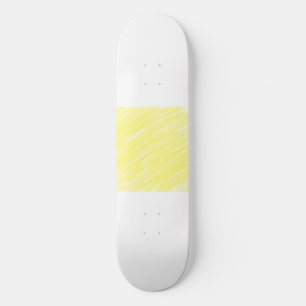 eenvoudige minimale effen kleur aangepaste gele pa persoonlijk skateboard