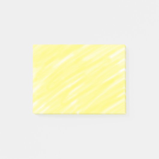 Eenvoudige minimale effen kleur aangepaste gele pa post-it® notes (Voorkant)