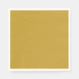 eenvoudige minimale effen kleur aangepaste mosterd servet