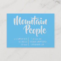 Eenvoudige minimale Elegant Sky Blue