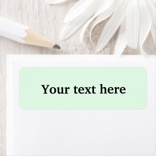 Eenvoudige minimale elegant voegt jouw tekst-aange etiket (Insitu)