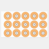 Eenvoudige minimale elegante aangepaste logo hier  labels (Vel)