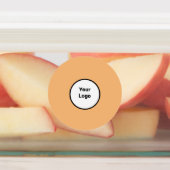 Eenvoudige minimale elegante aangepaste logo hier  labels (Aangebracht)