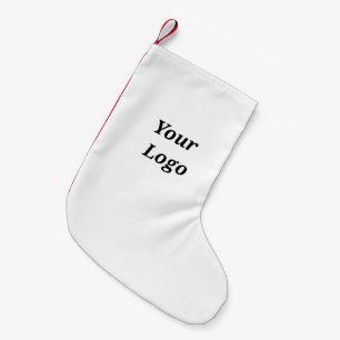 Eenvoudige minimale elegante aangepaste vrolijk ke kleine kerstsok