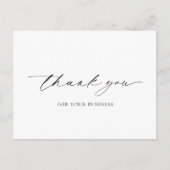 Eenvoudige Minimale Elegante Moderne Zakelijke Dan Briefkaart (Voorkant)