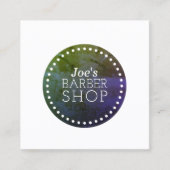 Eenvoudige minimale elegantieafdekking vierkante visitekaartje (Voorkant)