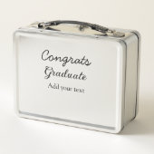 Eenvoudige minimale felicitaties afstuderen voeg u (Achterkant)