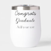 Eenvoudige minimale felicitaties afstuderen voeg u (Voorkant)