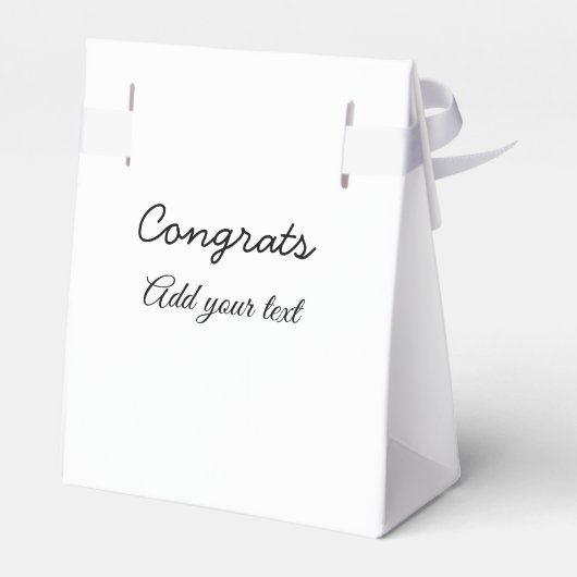 Eenvoudige minimale felicitaties afstuderen voeg u bedankdoosjes (Achterkant)