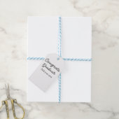 Eenvoudige minimale felicitaties afstuderen voeg u cadeaulabel (Met Touw)