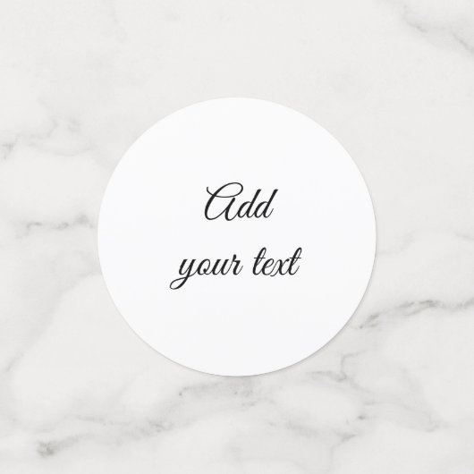 Eenvoudige minimale felicitaties afstuderen voeg u confetti (Kleine voorkant)